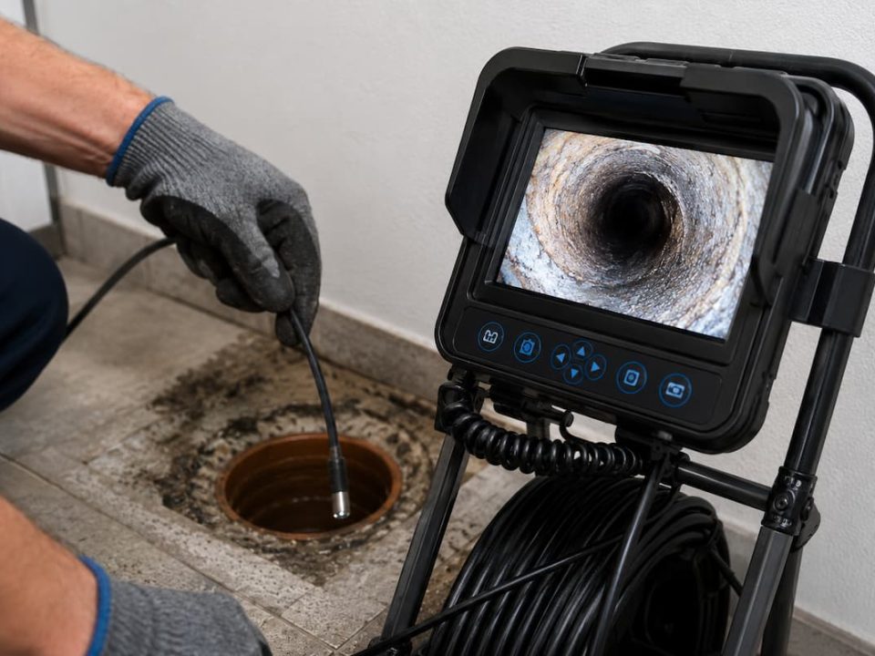 passage camera dans canalisation